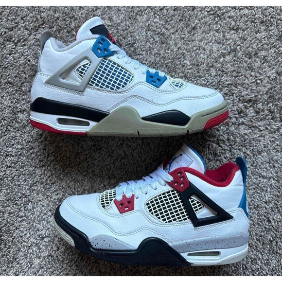 Nike Air Jordan 4 What The Size 4.5 Youth (Size 6 Women's) - Picture 1 of 7
